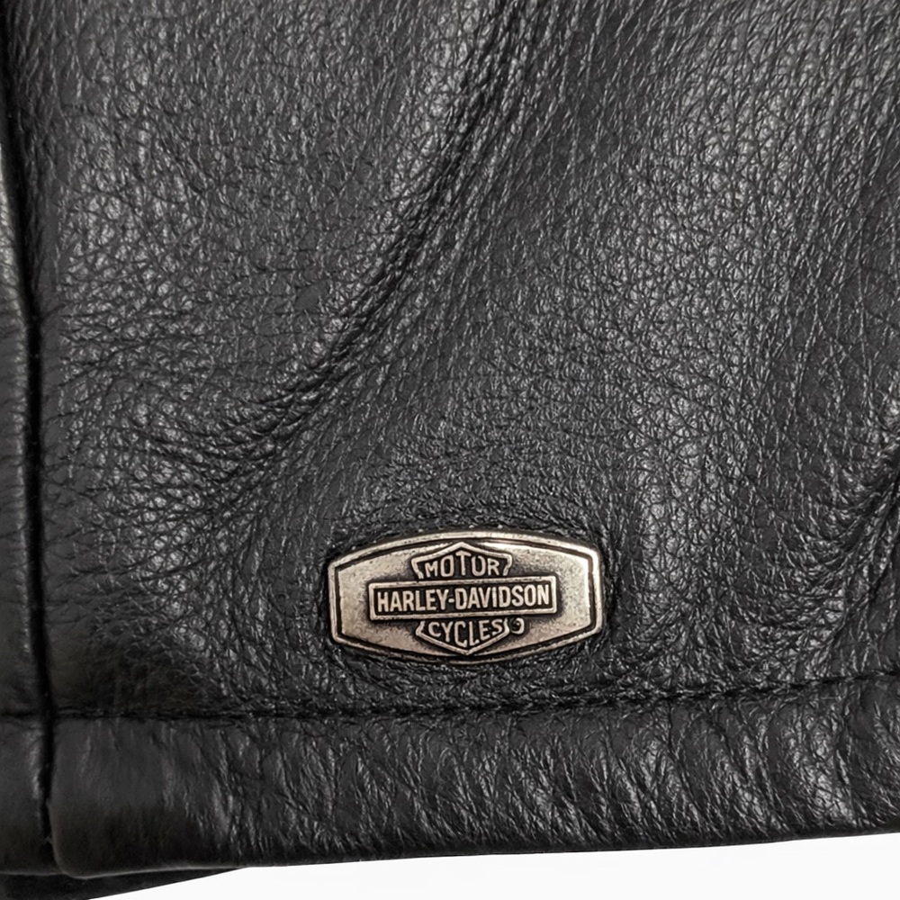 Harley-Davidson Black Quilted Leather Jacket - Picture 5 of 5